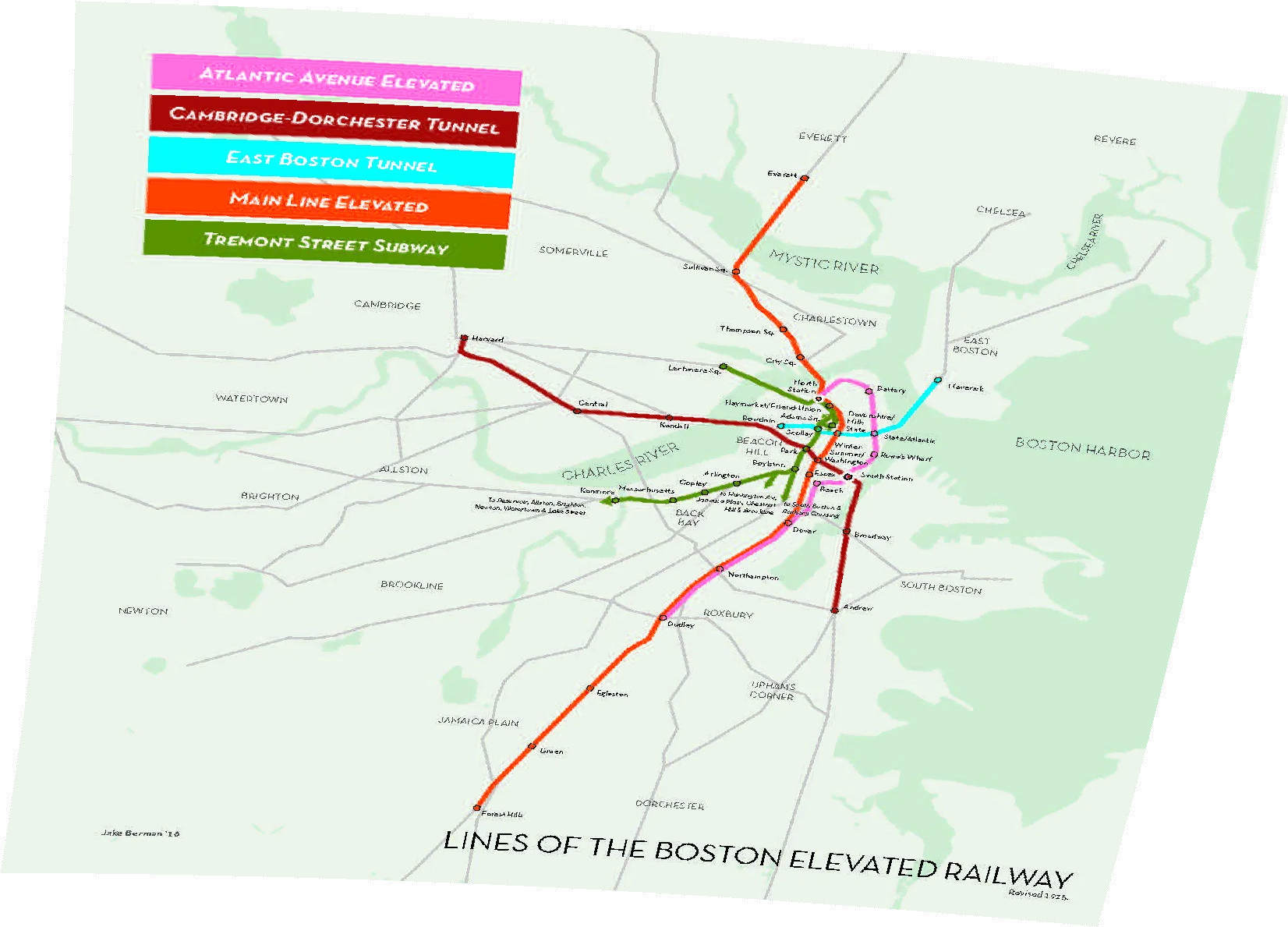 A map that has been rectified by map warper