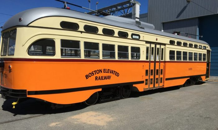 Picture of an old BERy Street Car